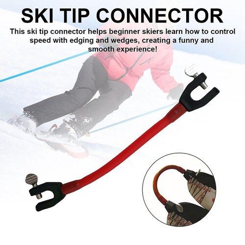 (Blackish Green) Kaesi Ski Tips Connector Trainer Skiing Training Aid Tool For Beginner Tool 2