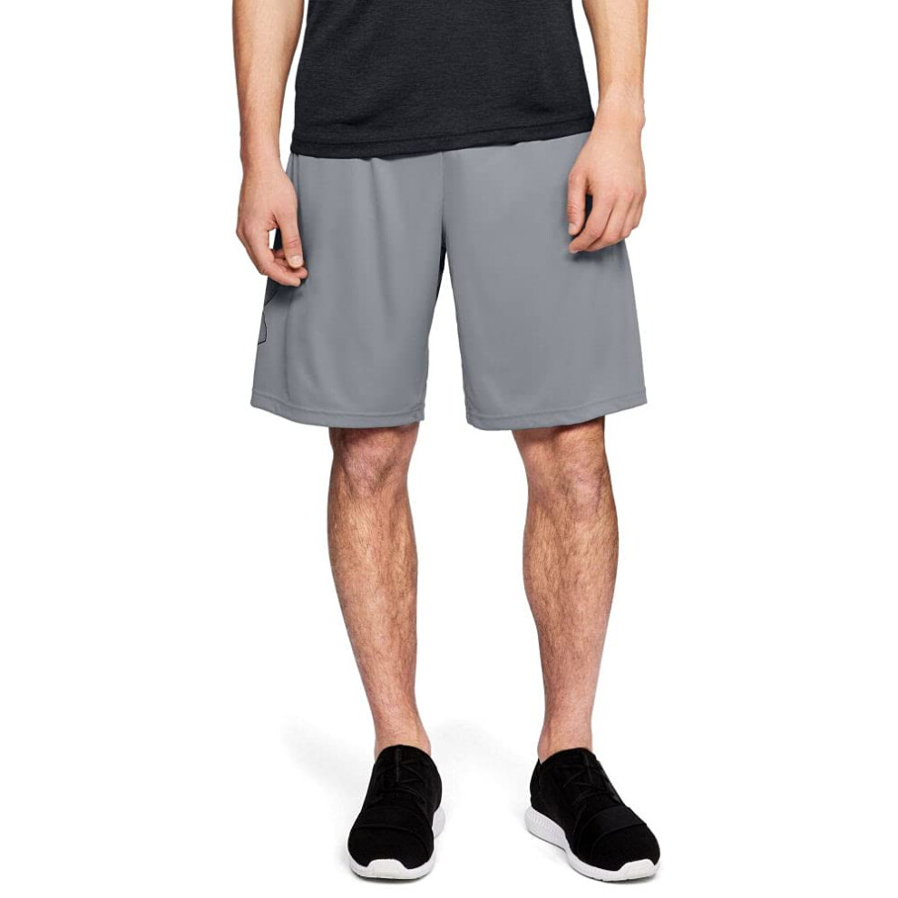 Under Armour Mens UA TechA graphic Shorts XXX-Large gray