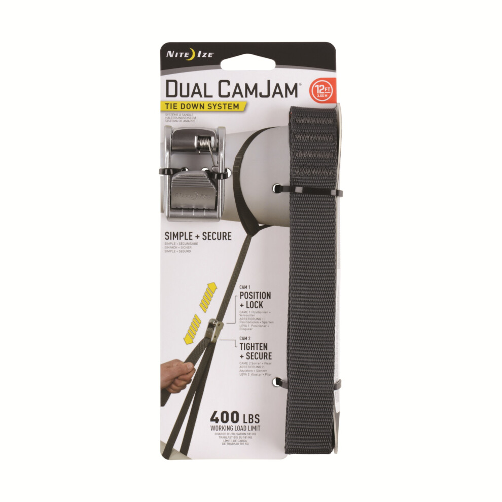 Cjd12-09-R3 - Nite Ize Dual Camjam Tie Down System 12 Ft 094664040489