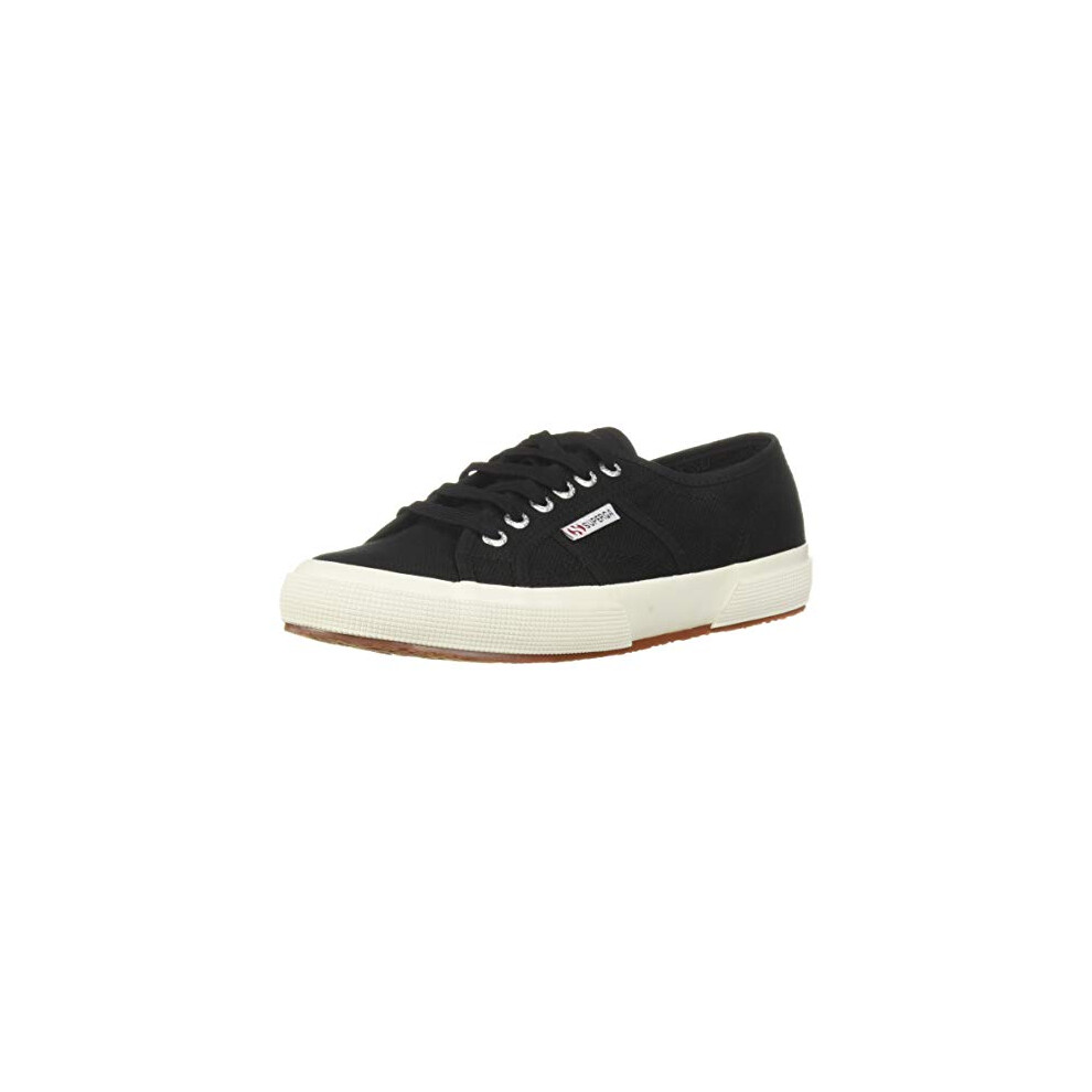 Superga unisex adult S000010 Sneaker  Black White  10 US