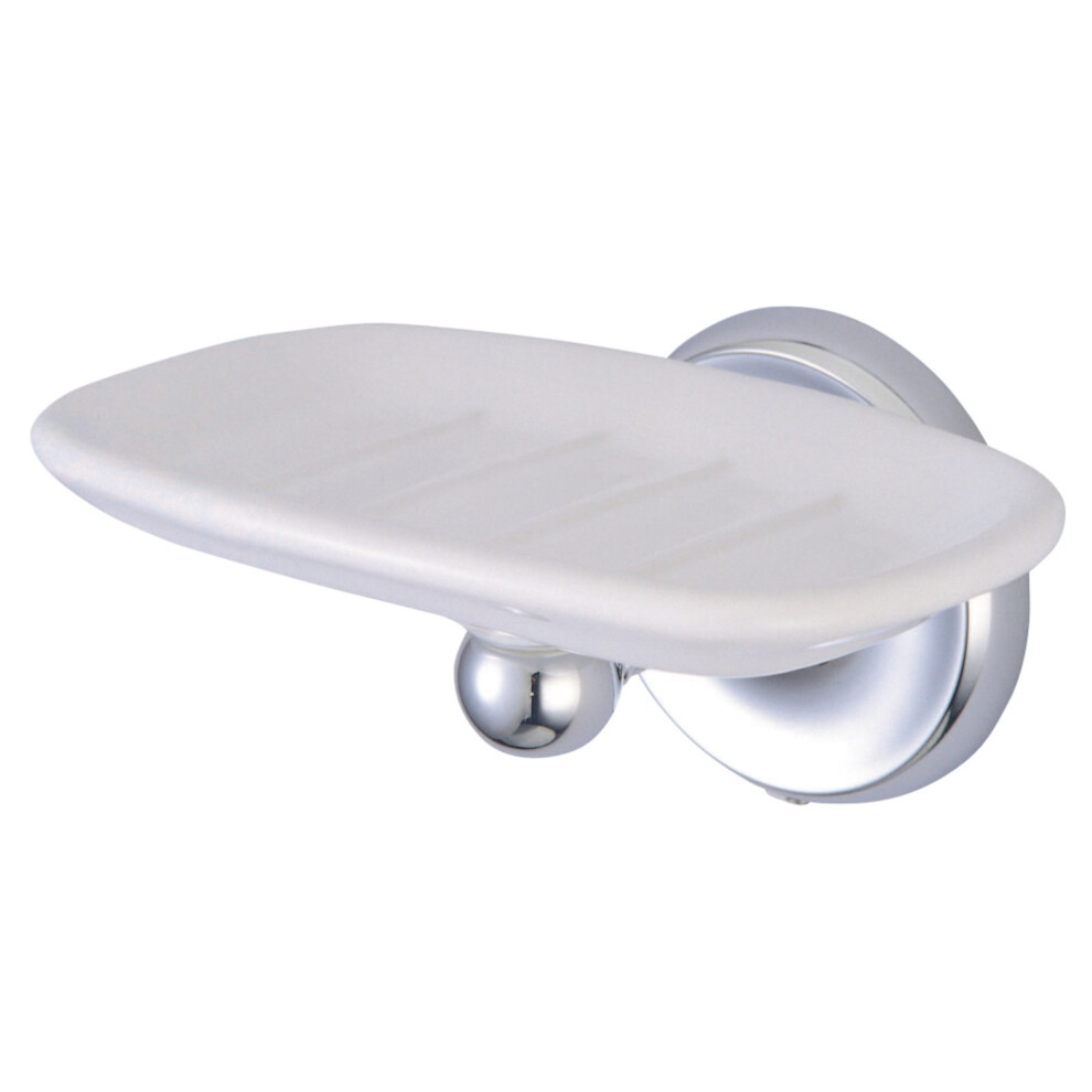 Kingston Brass BA315C Classic Soap Dish  Polished Chrome-image-OPC-PFKDVQW-NEW