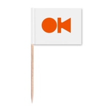 Consent Common Knowledge English Language Culture Toothpick Flags Marker Topper Party Decoration