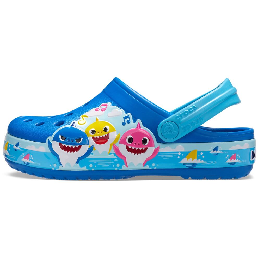 Crocs Kids' Baby Shark Band Clog   Baby Shark  4 Toddler