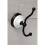 Kingston Brass BA1117MB Victorian Robe Hook  Matte Black 2