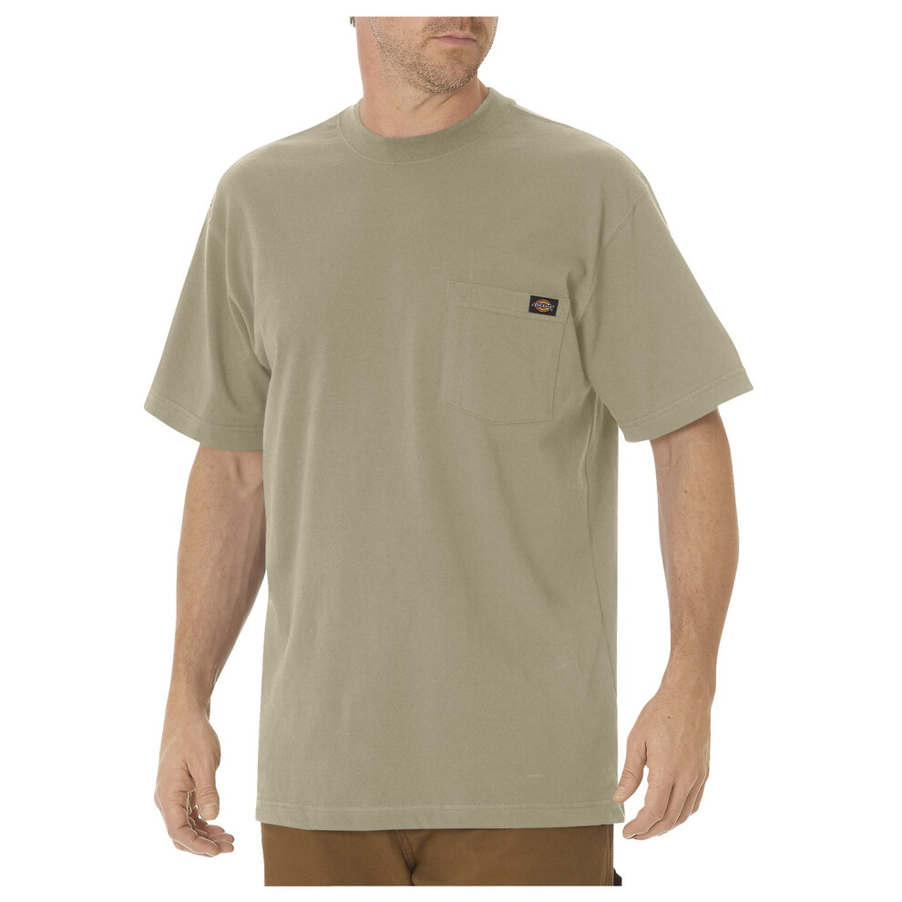 Dickies Mens Short-Sleeve Pocket T-Shirt Desert Sand  2X