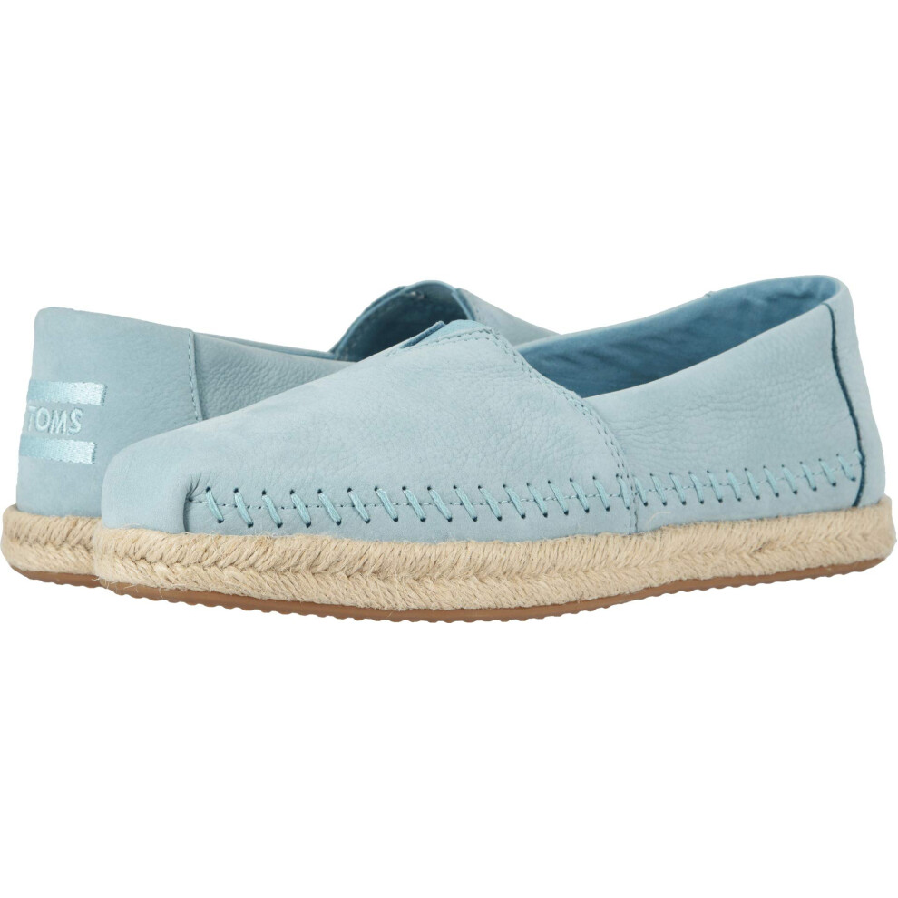 TOMS Alpargata on Rope Pastel Turquoise Nubuck On Rope 7