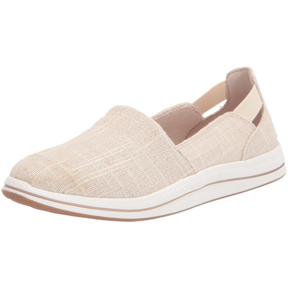 Clarks Women's Breeze Step Loafer  Natural Interest  7.5