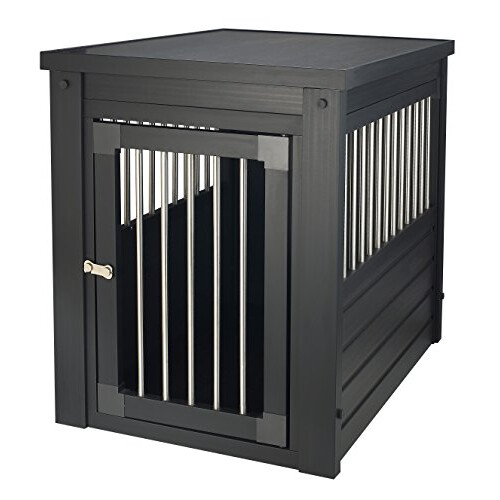 New Age Pet ecoFLEX Pet Crate/End Table  Small  Espresso