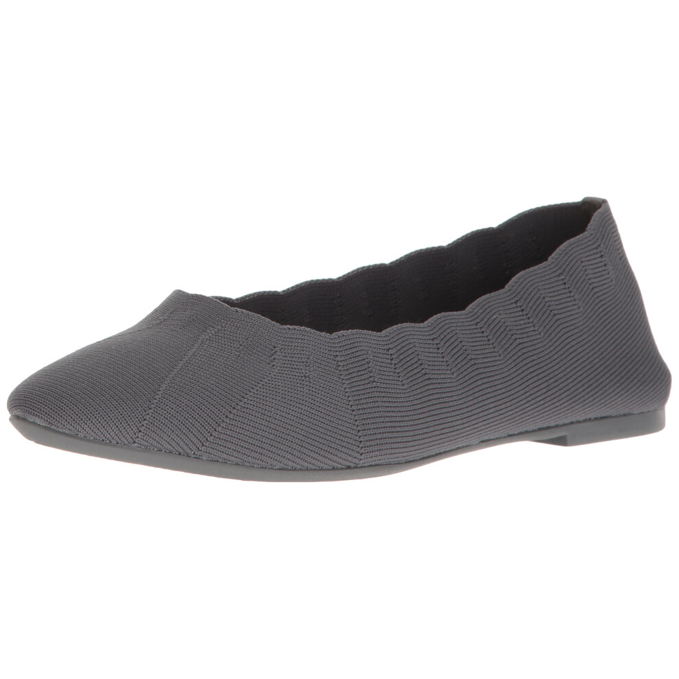 Skechers Women's Cleo Bewitch Ballet Flat Charcoal 7 M US