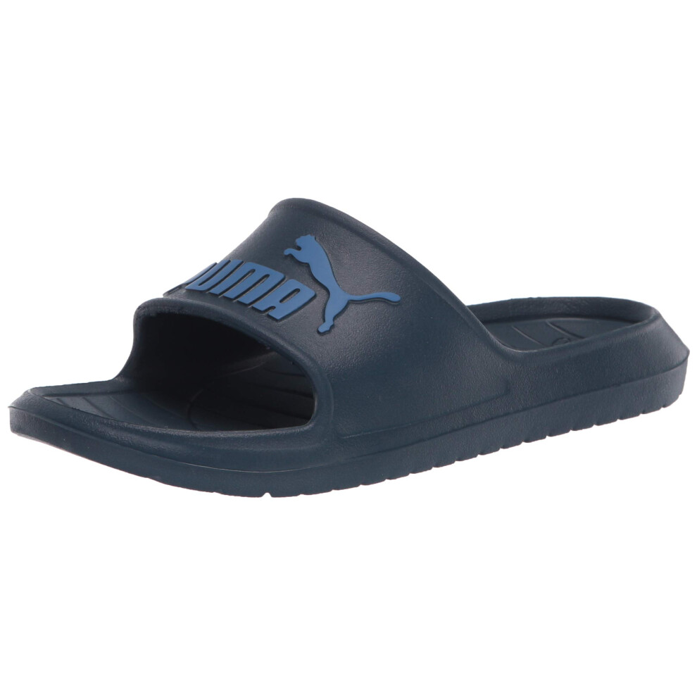 PUMA Divecat Slide Sandal  Dark Denim-palace Blue  4 M US