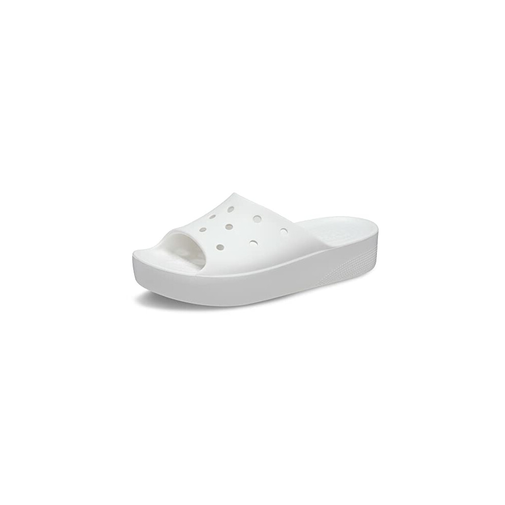 Crocs Women's Classic Slide | Platform Sandals  White  11