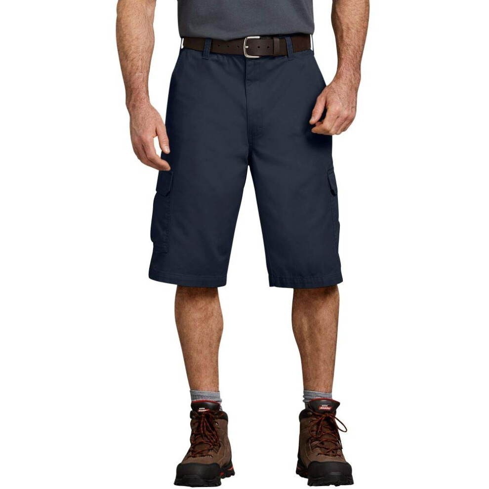 Dickies Mens 13 Inch Loose Fit cargo Short  Dark Navy  32