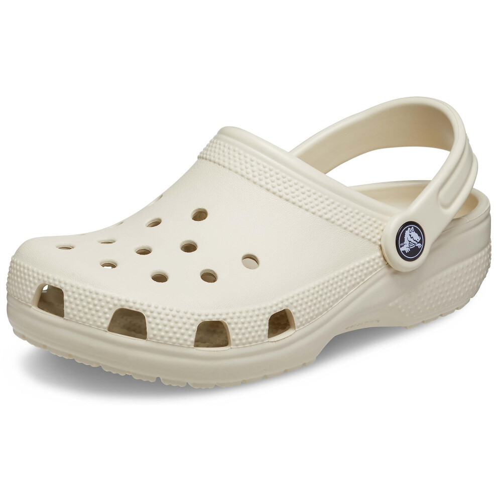 crocs Kids Unisex classic clog (Toddler) Bone 9 Toddler M