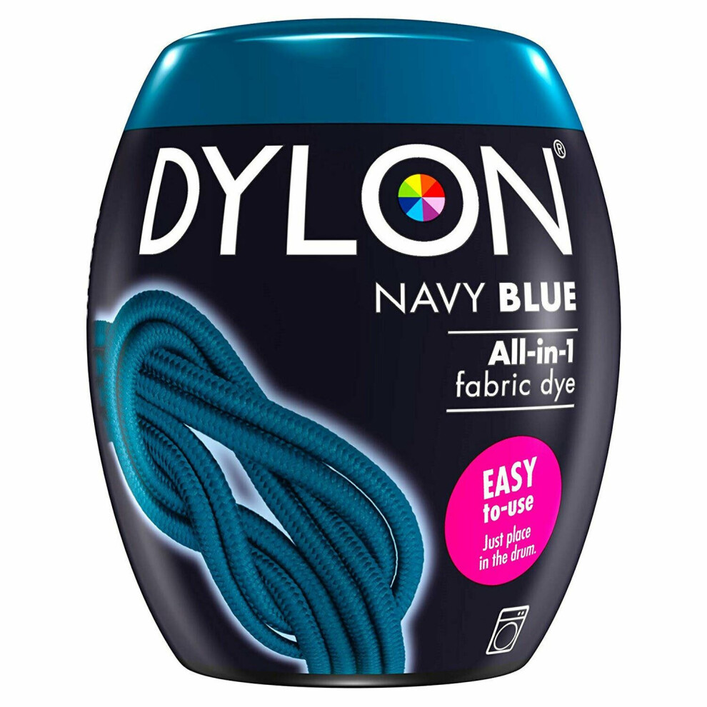 (Navy Blue ) DYLON Washing Machine Dye Pod for Clothes