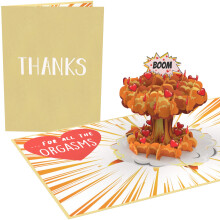 PopLife Naughty Thank You 3D Pop Up Card - Love Explosion Valentijnsdagkaart