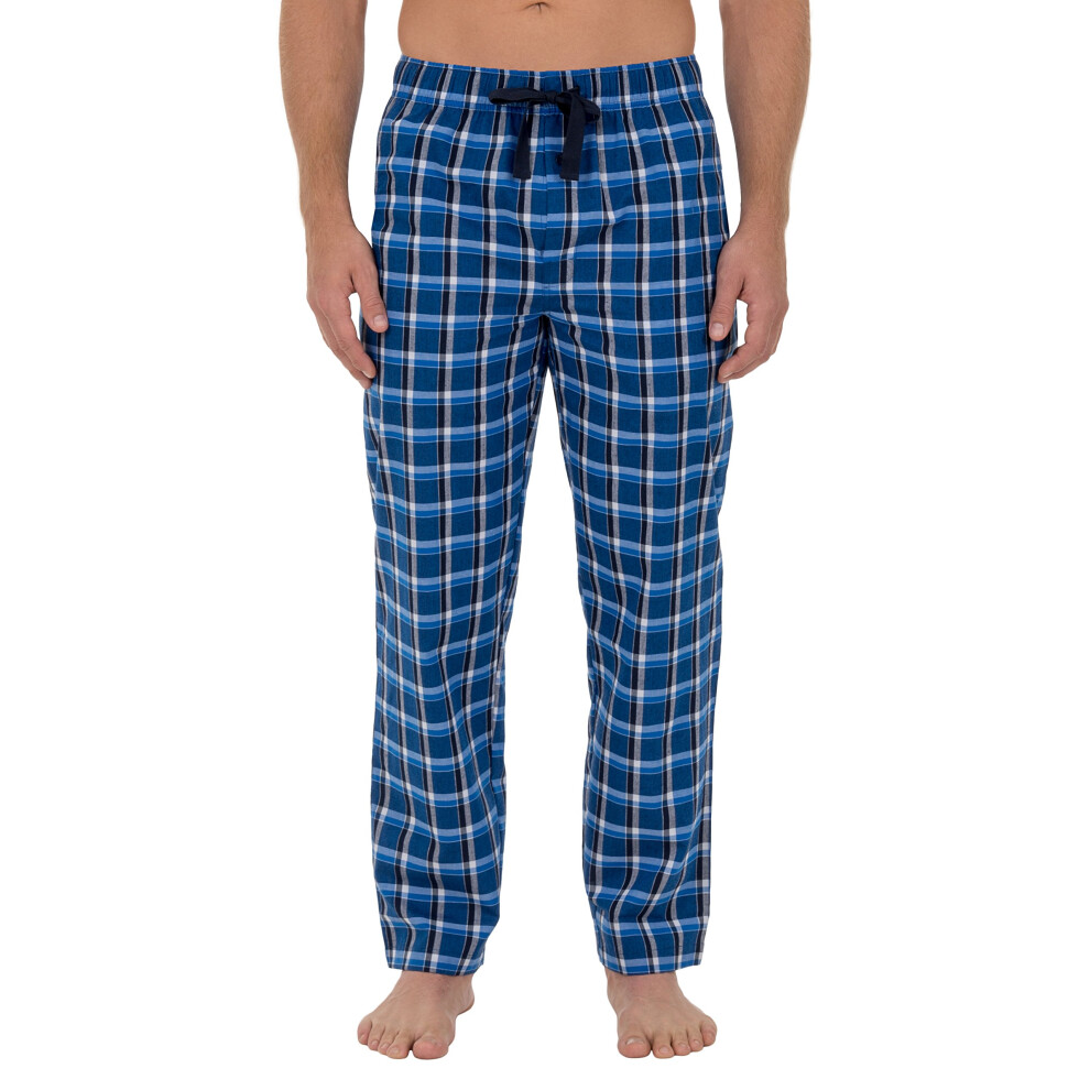 Fruit of the Loom Mens Woven Sleep Pajama Pant  Navy  6XL