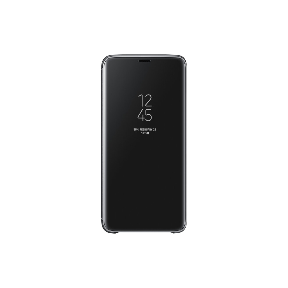 Samsung Galaxy S9+ S-View Flip Case with Kickstand  Black