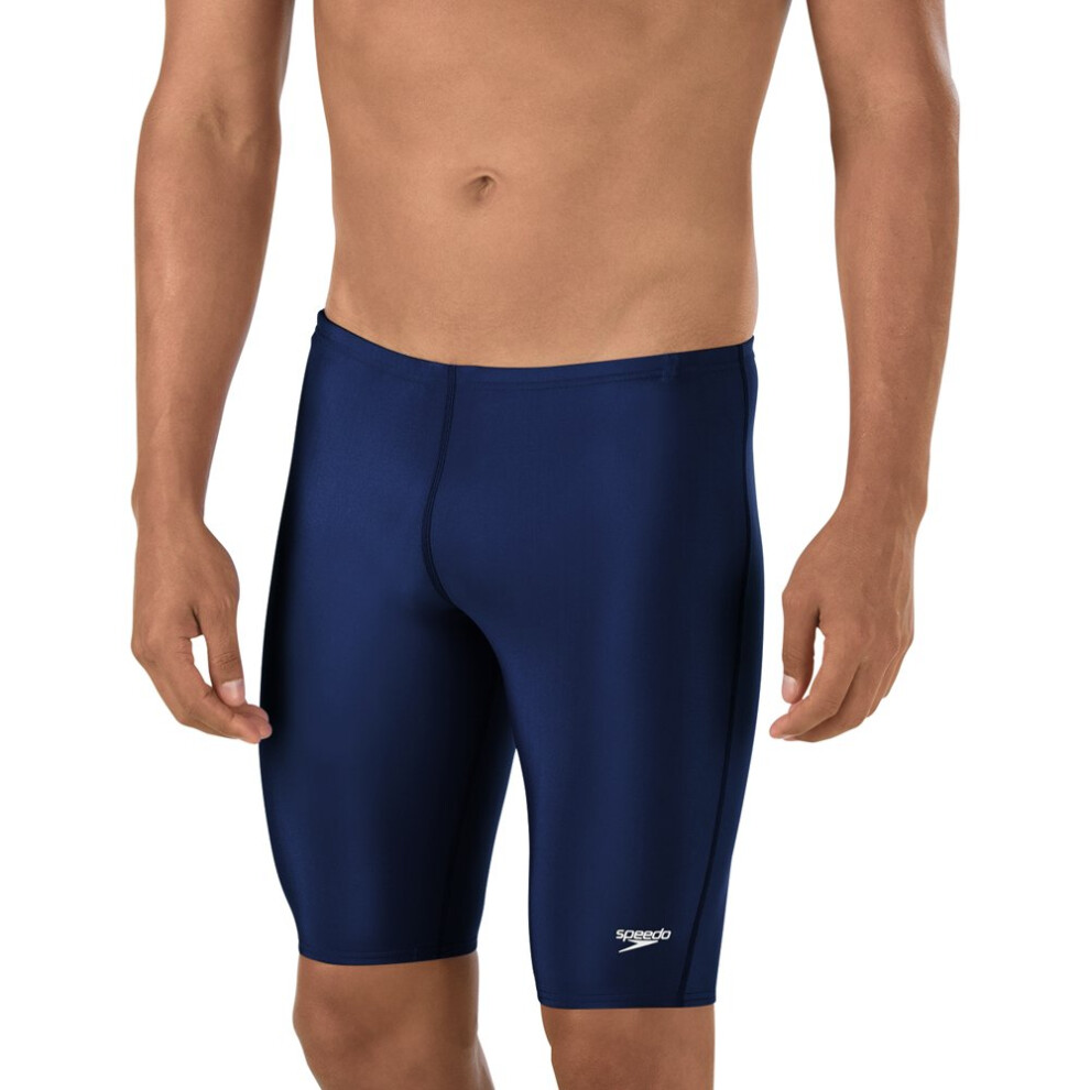 Speedo Men's Swimsuit Jammer ProLT Solid  Speedo Navy  24