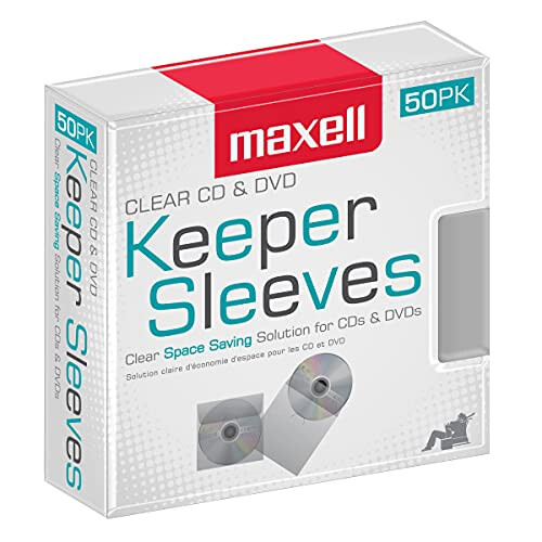 Maxell Custodie per CD/DVD - Trasparenti (50 Pezzi) 2
