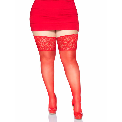 5 w Lace Lycra Sheer Stay Up