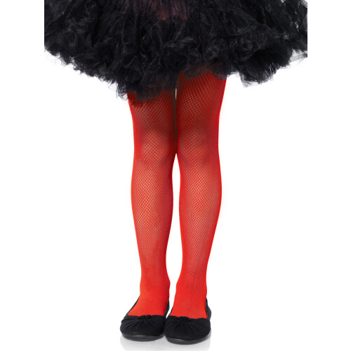 Meisjes Visnet GROOT ROOD GROOT