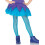 Piger fishnet x-large neon blu 1