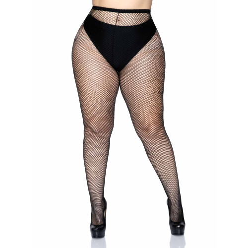 Plus Size Fishnet Pantyhose PL