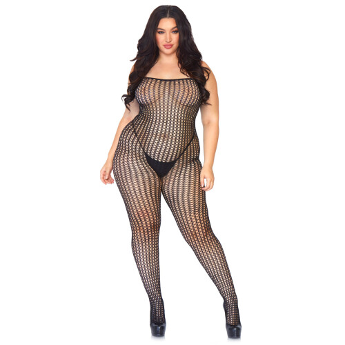Seamless crochet net spaghetti