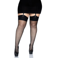 Spandex fishnet stockings with