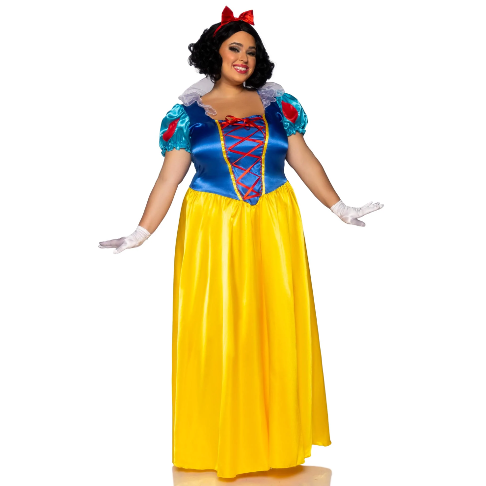 2PC.Dr longue classique blanche neige