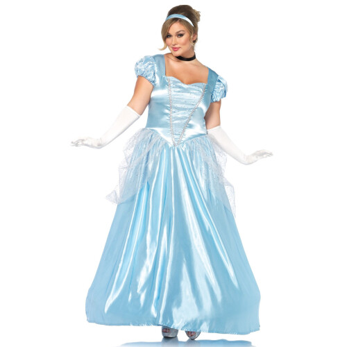 3PC. Classico abito lungo Cenerentola