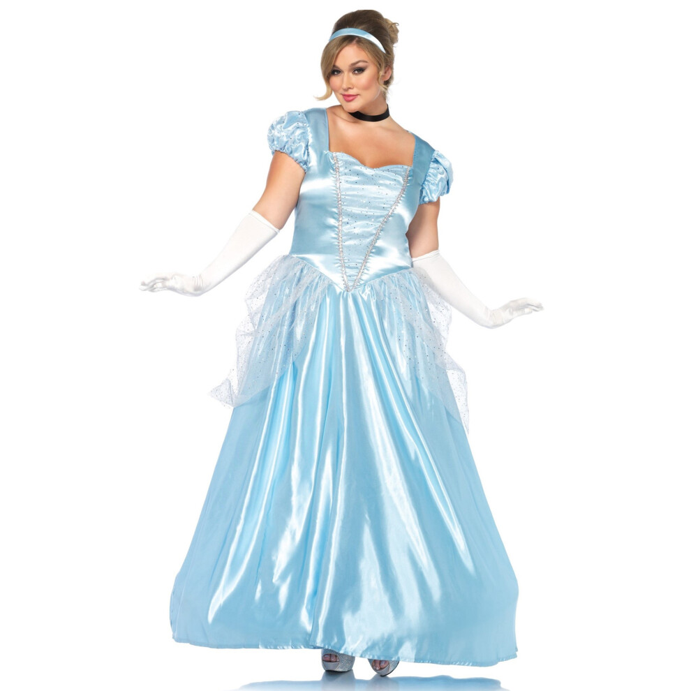 Leg Avenue 85518 X Classic Cinderella Costume (XL/2 X L, Eu 18 – 22, Pezzi)-image