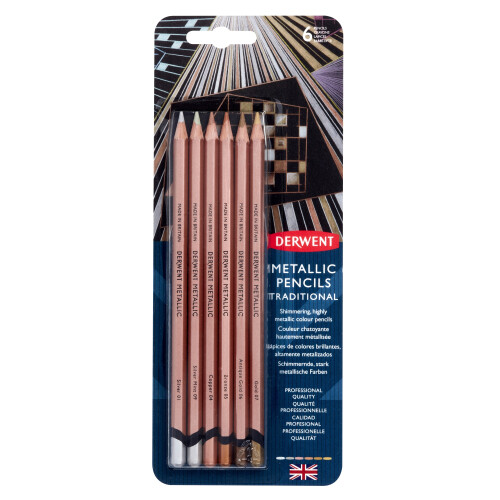 Derwent METALLICO TRADIZIONALE (6)BLISTER