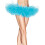 Organza tutu o/s turquesa o/s 1