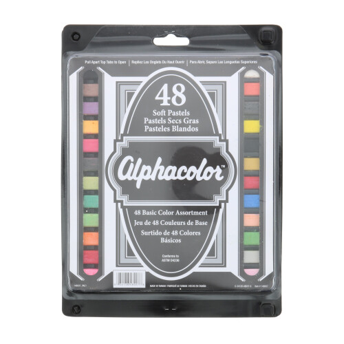 ALPHACOLOR PASTELS 48 CLR SET