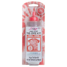 Kit de Tie-Dye Tulip One-Step, Cores Vibrantes para Tecido 4 fl oz, Coral