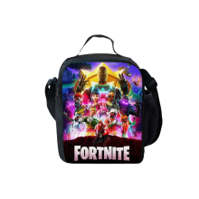 (Style 3) Fortnite Game Cartoon Insulated Lunch Bag Snack Picnic Travel School Lunchbox