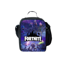 (Style 2) Fortnite Game Cartoon Insulated Lunch Bag Snack Picnic Travel School Lunchbox