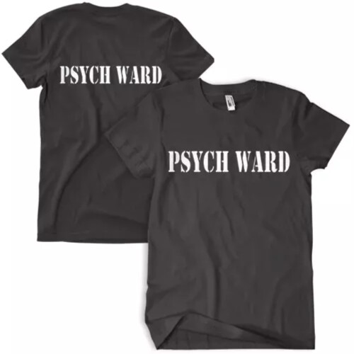 Psych Ward T-Shirt Schwarz  2XL