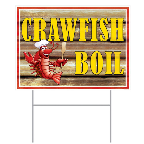 Plastcrawfish kogeskilt