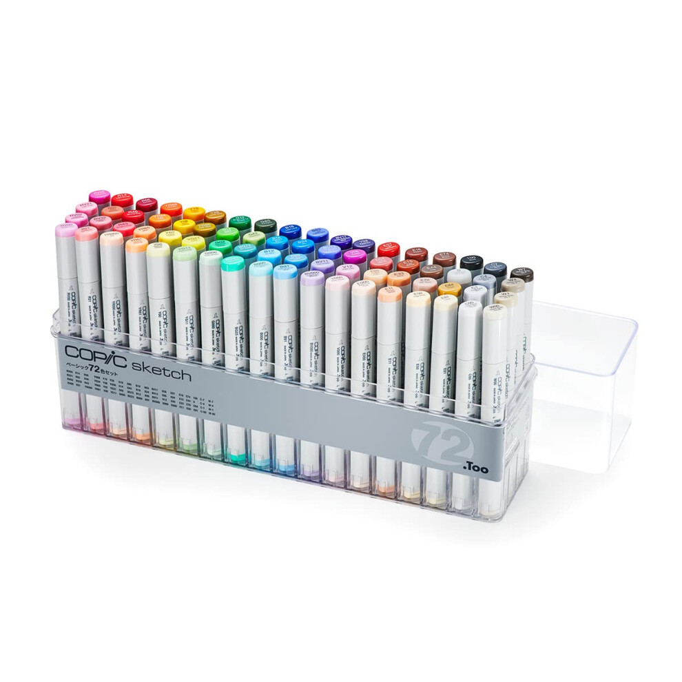 Copic Sketch Basic 72 Color Set-image