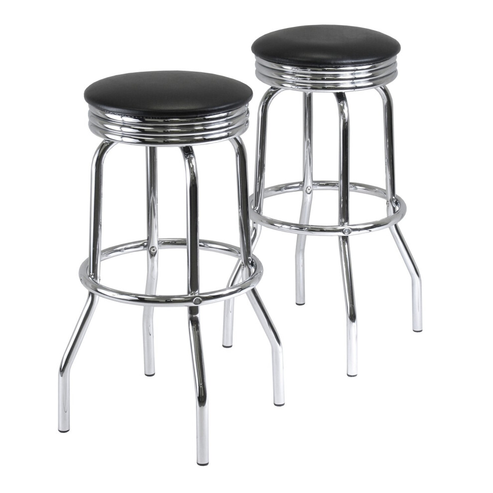 Winsome Wood Summit Stool Black