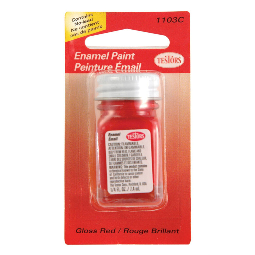 HOBBY PAINT 1/4OZ RED (Pack of 6)