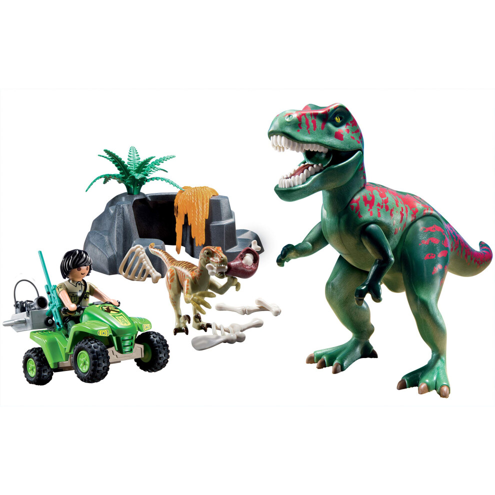 Playmobil Explorer Quad with T-Rex