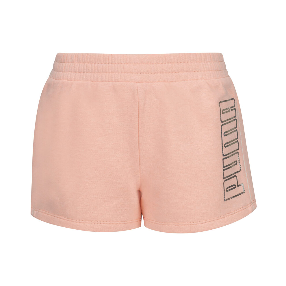 PUMA Girls' Active Short  Peach  6