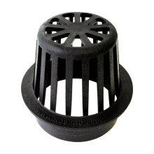 Grate Atrium 4 """" Svart (paket med 1)