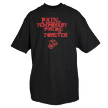 Marines-Pain T-Shirt Schwarz  Gre S