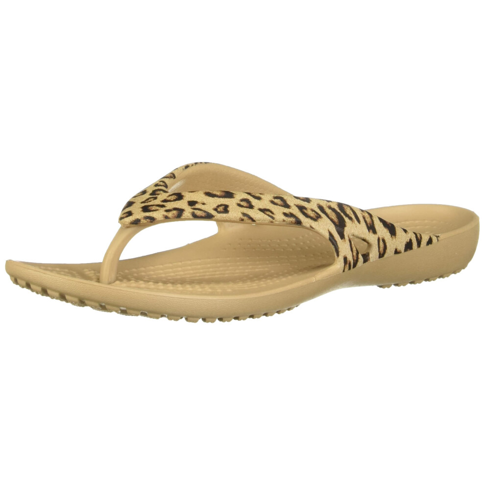 crocs Kadee II Flip Leopardgold 6 M