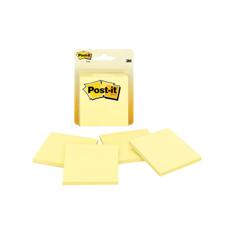 Photos - Notebook POST-IT NOTE 3X3 YLW 4PK 9239989(Pack of 1)