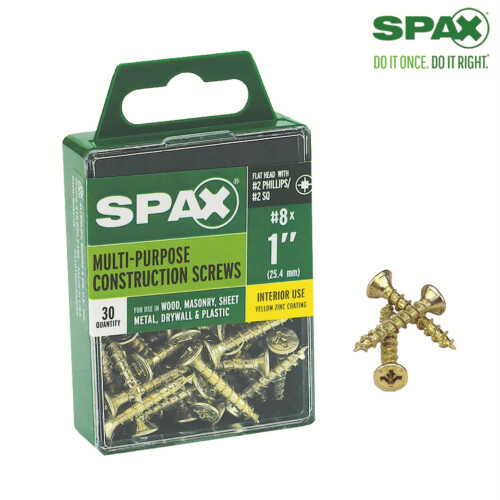 Spax VIS SPAX FH 8X1YLW BX30 (Pack de 1)